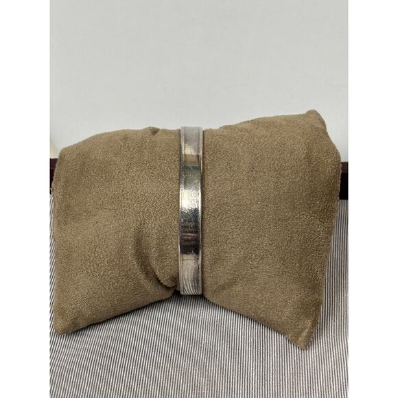 Sterling Silver Breast Cancer Awareness Cuff Bracelet #56630 - Picture 1 of 7
